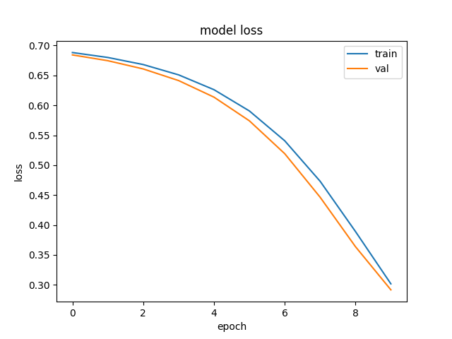 model loss